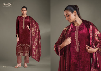 Ritha Vol 25 Omtex Velvet Suits Manufacturer Gujarat