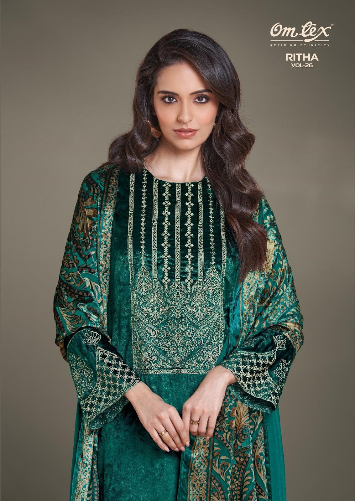 Ritha Vol 26 Omtex Velvet Suits Wholesaler Gujarat