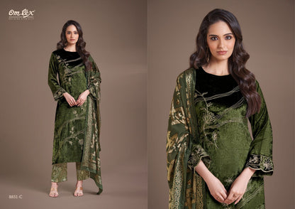 Ritha Vol 27 Omtex Velvet Suits Supplier Ahmedabad