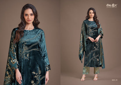 Ritha Vol 27 Omtex Velvet Suits Supplier Ahmedabad