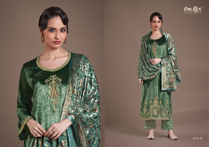 Ritha Vol 30 Omtex Velvet Suits Wholesale Rate