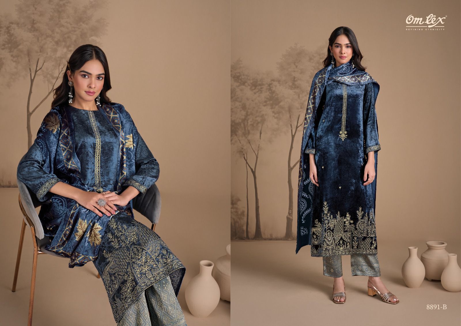Ritha Vol 31 Omtex Velvet Suits Exporter