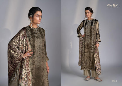 Ritha Vol 34 Omtex Pure Viscose Velvet Suits Exporter Gujarat
