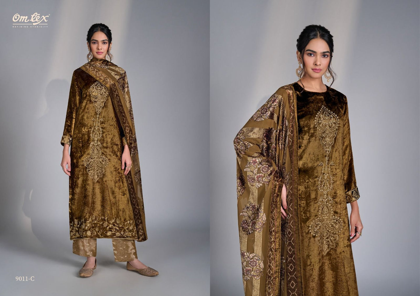 Ritha Vol 36 Omtex Velvet Suits Wholesale Price