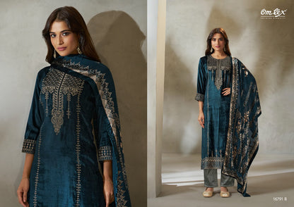 Ritha Vol 49 Omtex Viscose Velvet Suits Wholesaler Gujarat