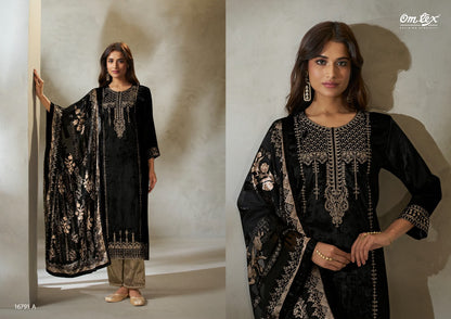 Ritha Vol 49 Omtex Viscose Velvet Suits Wholesaler Gujarat