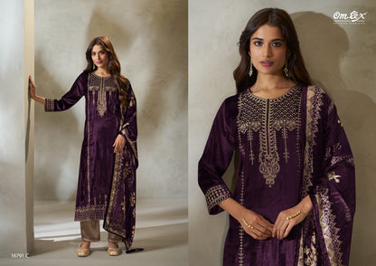 Ritha Vol 49 Omtex Viscose Velvet Suits Wholesaler Gujarat