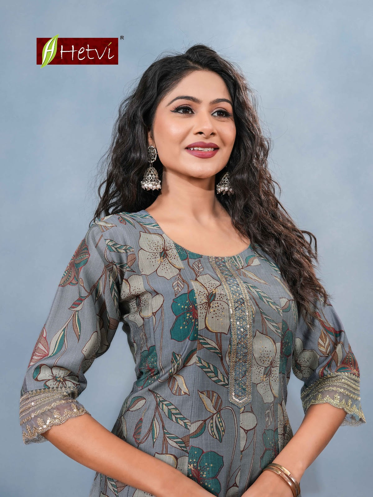 Ritika Hetvi Vertican Anarkali Kurtis Manufacturer India