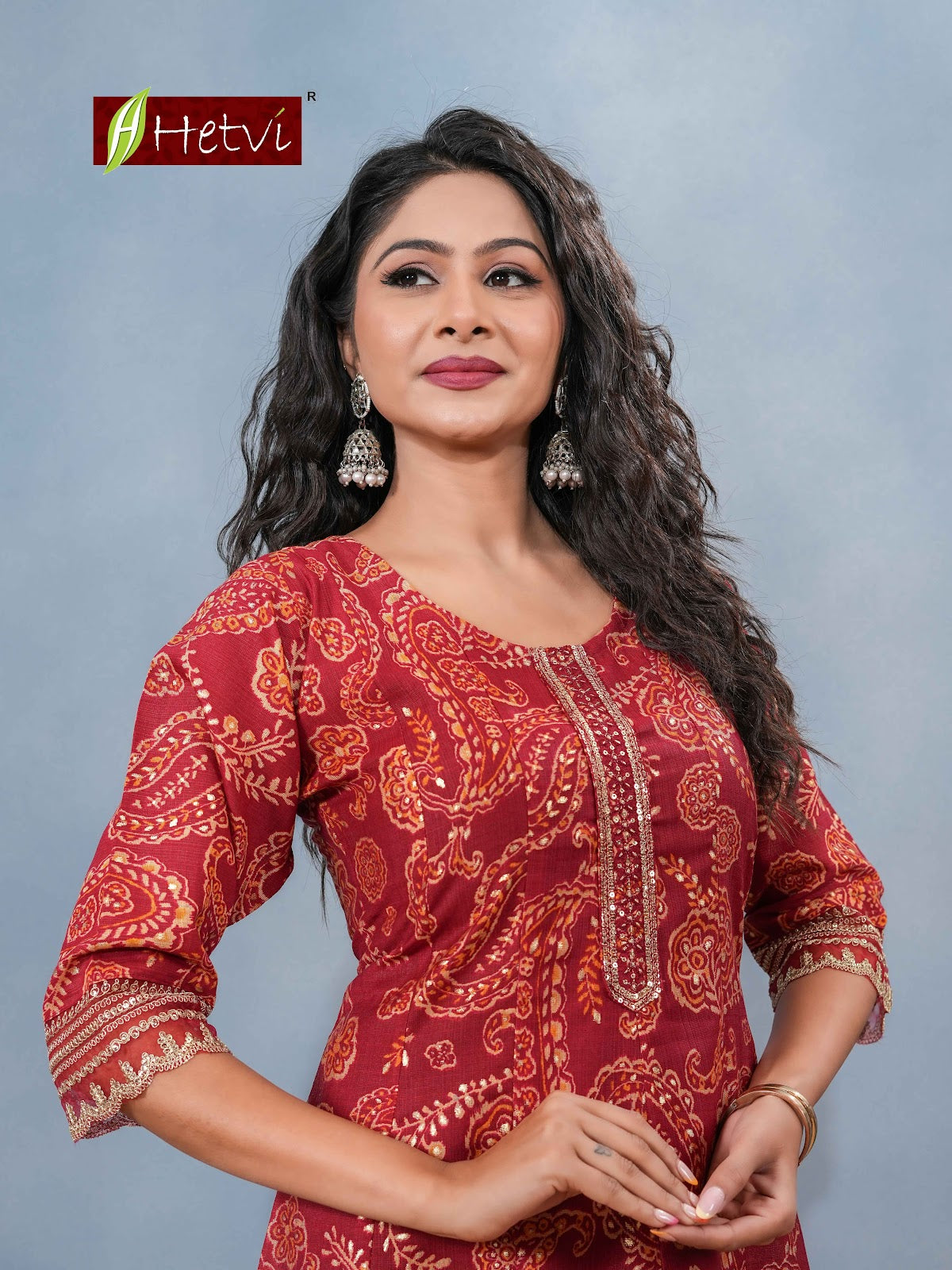 Ritika Hetvi Vertican Anarkali Kurtis Manufacturer India