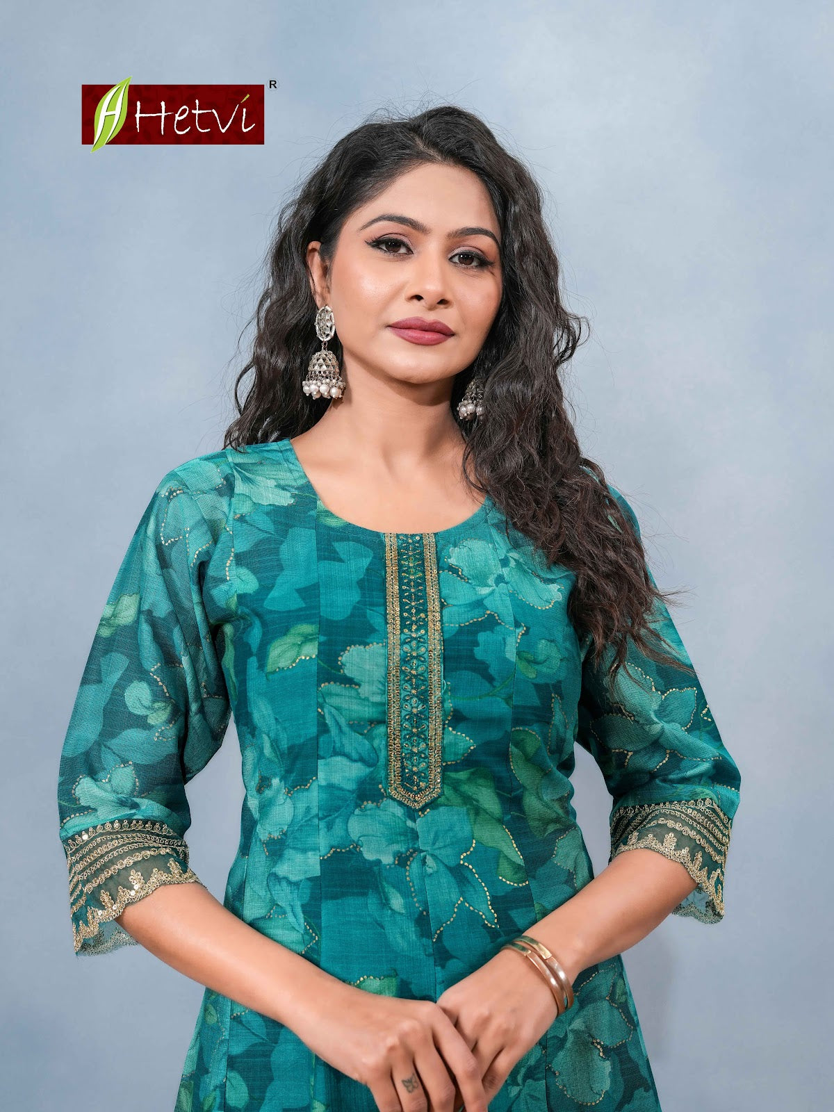 Ritika Hetvi Vertican Anarkali Kurtis Manufacturer India