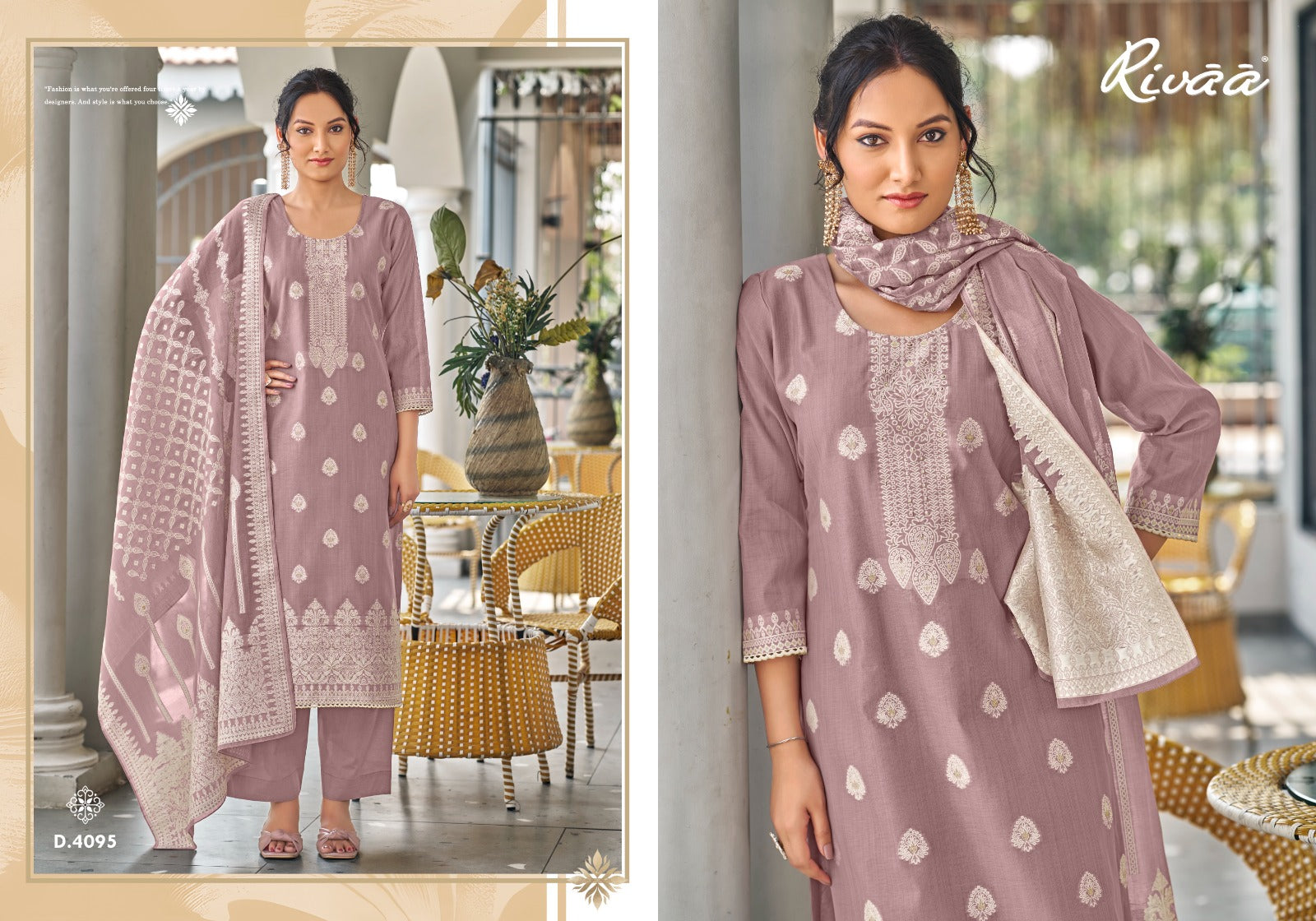 Ritika Rivaa Jaam Pant Style Suits Wholesaler