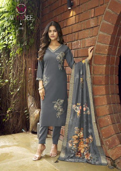 Ritoo Woodee Vatican Readymade Pant Style Suits Wholesaler Ahmedabad