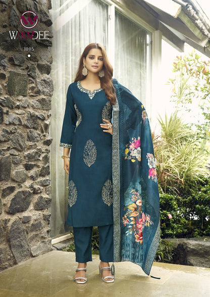 Ritoo Woodee Vatican Readymade Pant Style Suits Wholesaler Ahmedabad