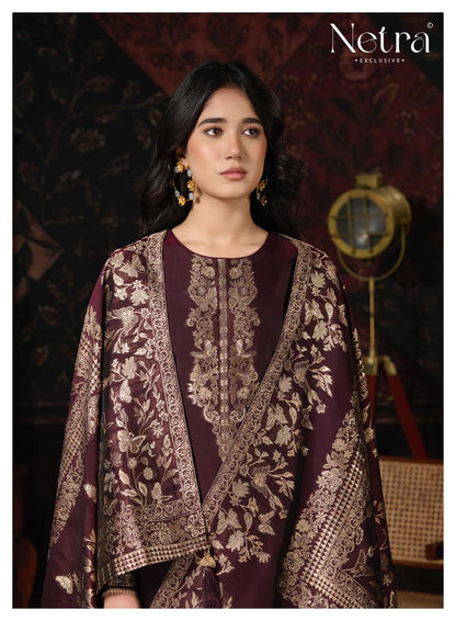 Ritu Netra Viscose Silk Pant Style Suits Manufacturer India