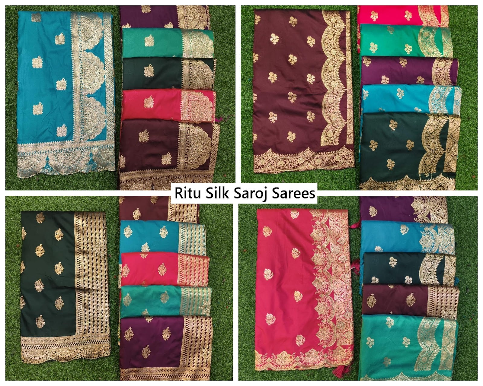 Ritu Silk Saroj Sarees Wholesaler Ahmedabad