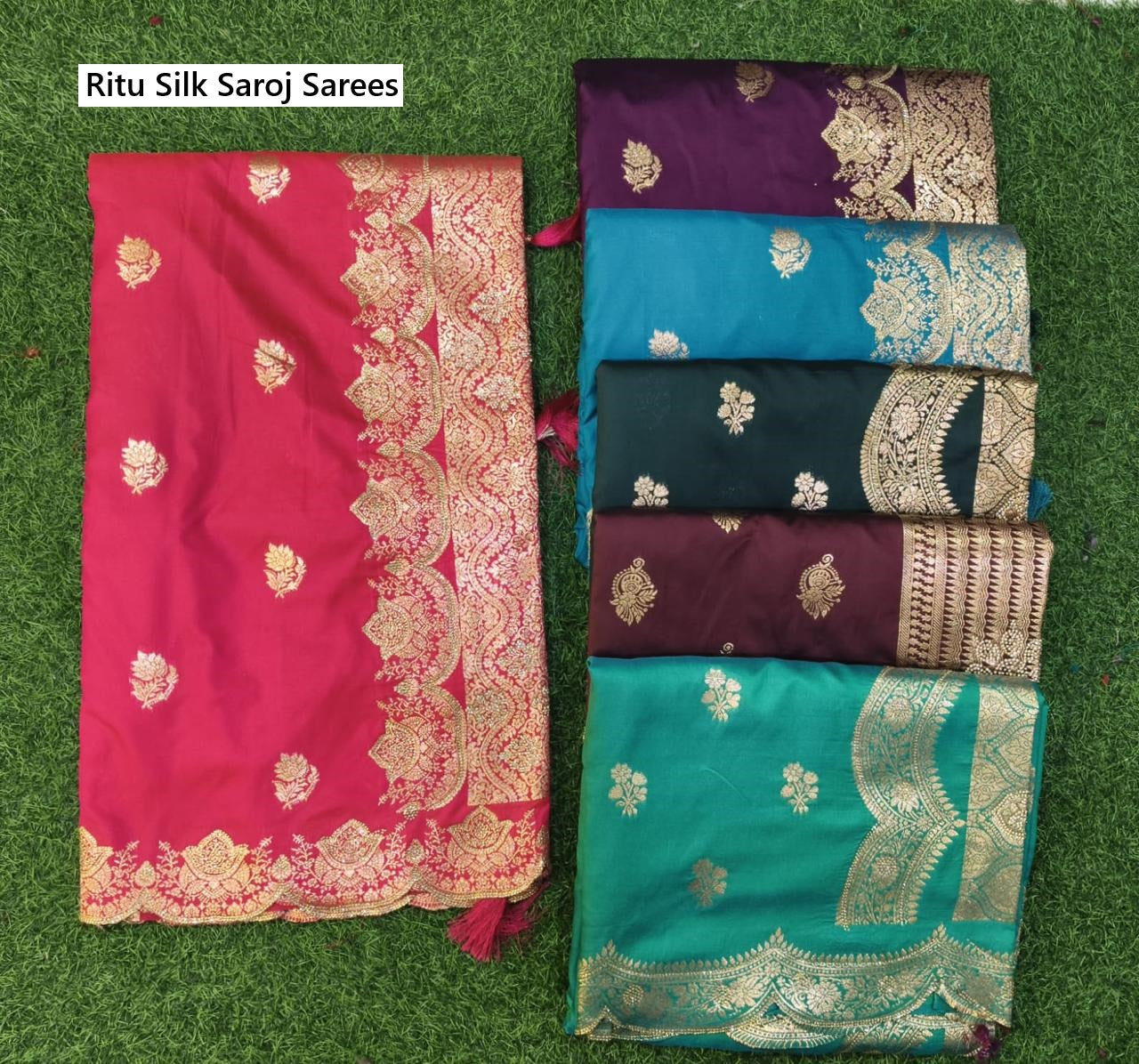 Ritu Silk Saroj Sarees Wholesaler Ahmedabad