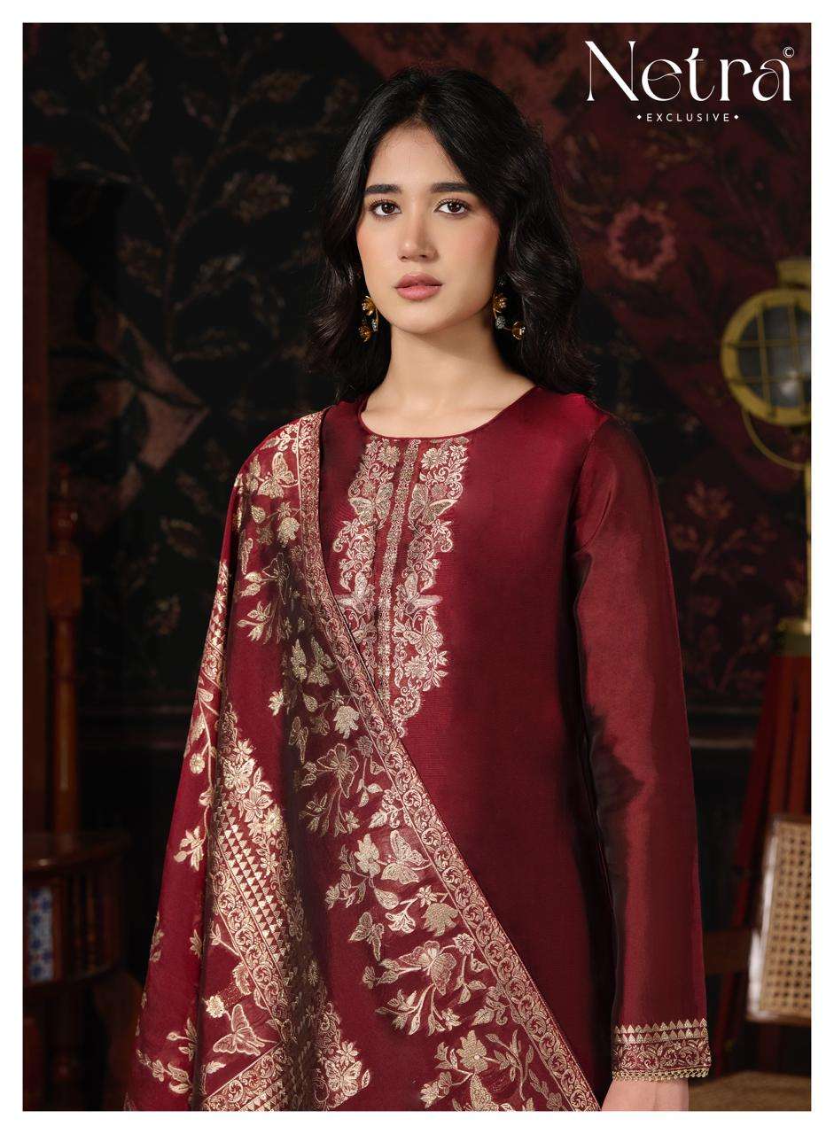 Ritu Vol 2 Netra Viscose Silk Pant Style Suits Manufacturer Ahmedabad
