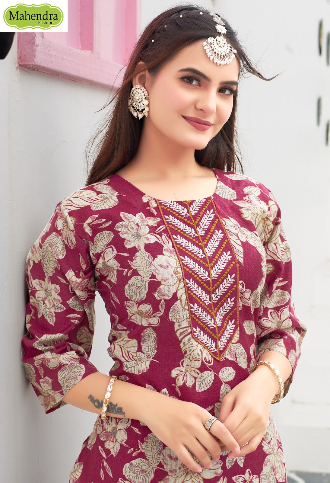 Ritvi Vol 1 Mahendra Fashion Vatican Readymade Pant Style Suits Manufacturer