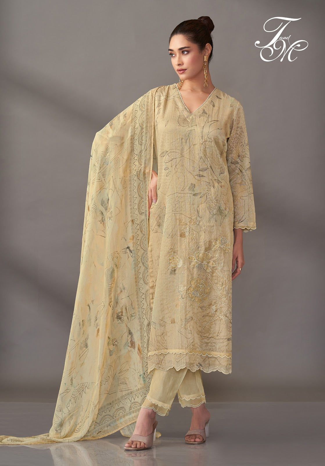 Riva Tm Pure Silk Pant Style Suits Manufacturer Ahmedabad