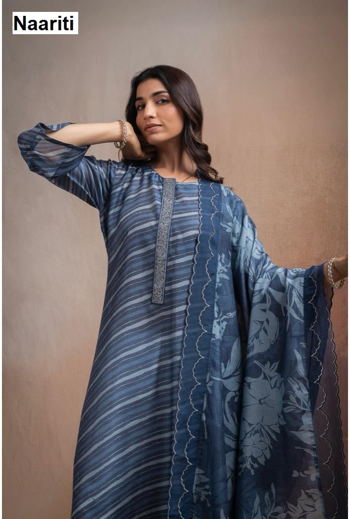 Rivana 2752 Naariti Muslin Pant Style Suits Exporter