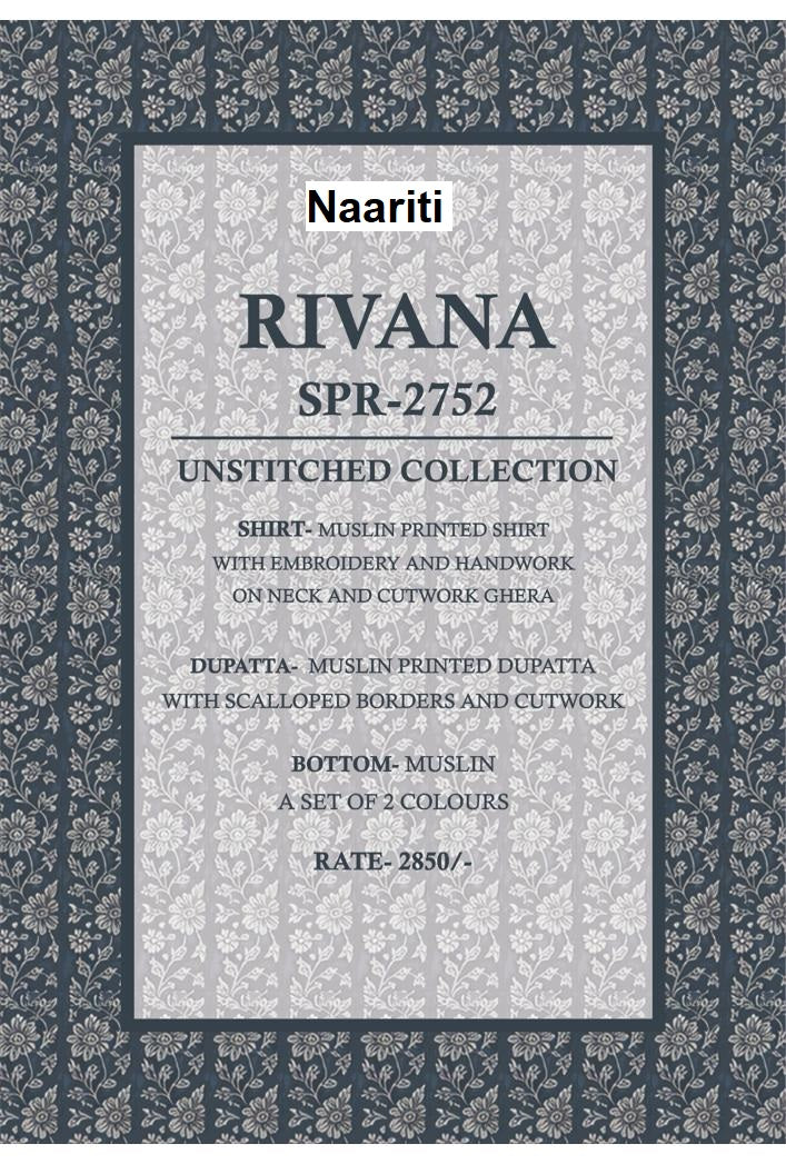 Rivana 2752 Naariti Muslin Pant Style Suits Exporter