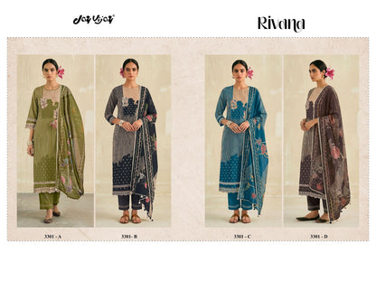 Rivana 3301 Jay Vijay Kota Checks Pant Style Suits Supplier