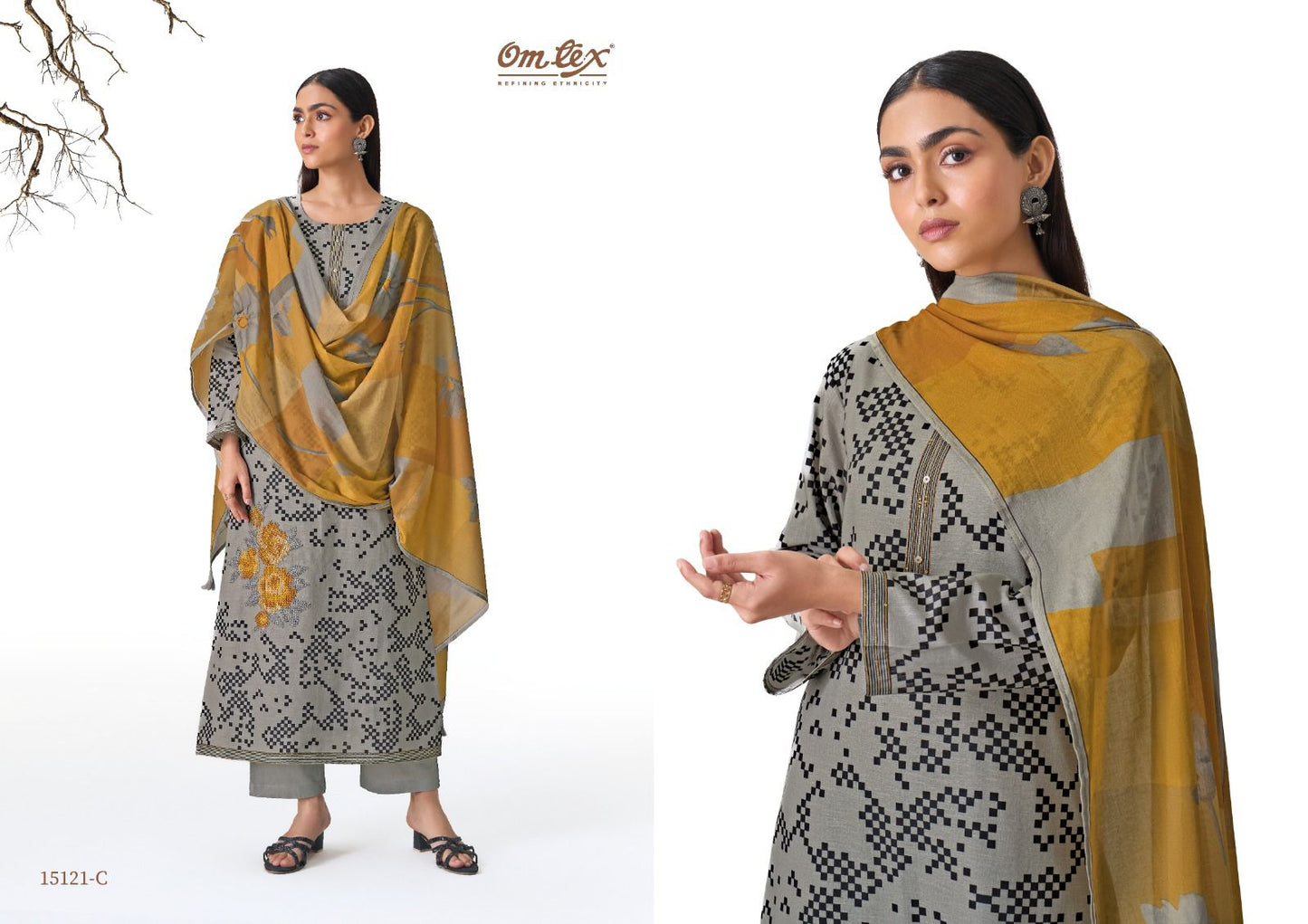 Rivana Omtex Cotton Pant Style Suits Manufacturer Gujarat