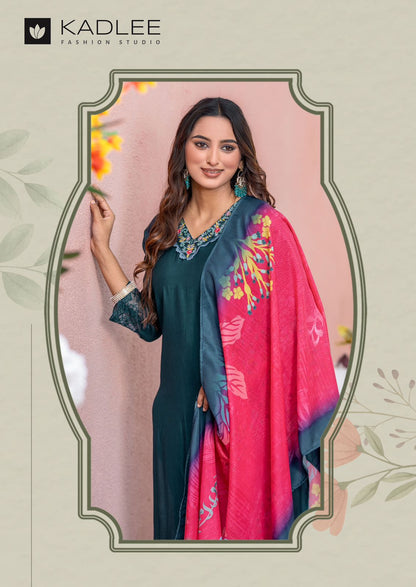 Rivanta Kadlee Viscose Readymade Pant Style Suits Supplier Ahmedabad