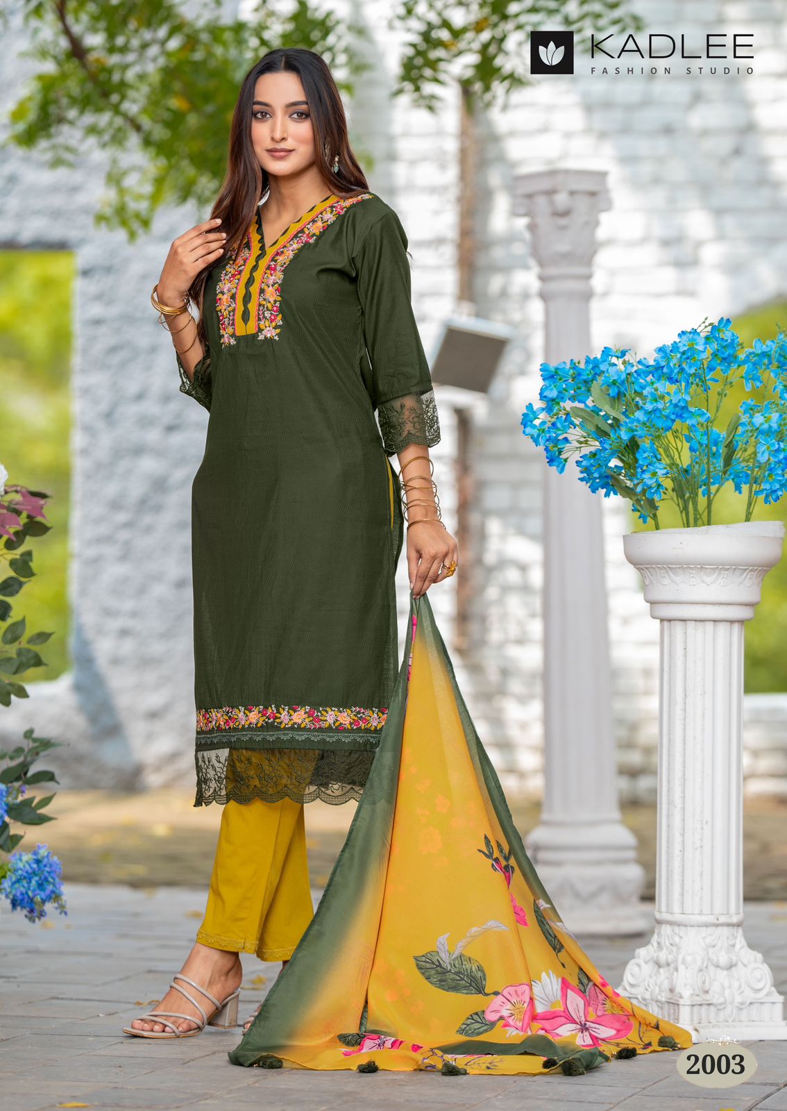 Rivanta Kadlee Viscose Readymade Pant Style Suits Supplier Ahmedabad