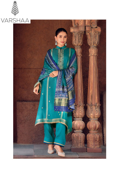 Rivaya Varshaa Viscose Woven Pant Style Suits Wholesaler India