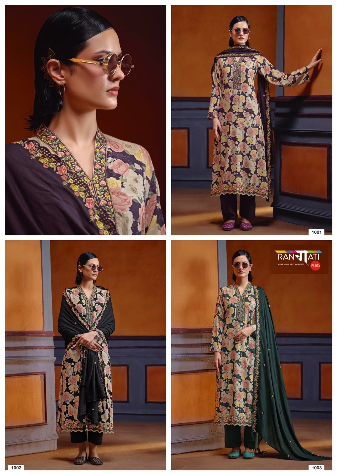 Pearl Kesar Viscose Velvet Suits Manufacturer