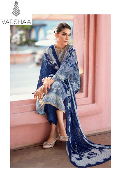 Rivera Varshaa Viscose Muslin Pant Style Suits Supplier Ahmedabad