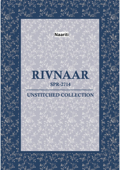 Rivnaar 2714 Naariti Mul Chanderi Pant Style Suits Supplier