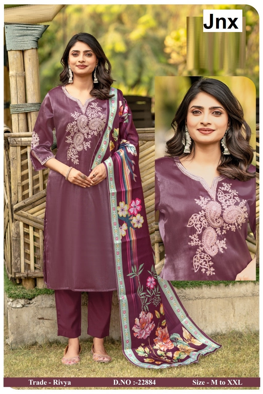 Rivya Jnx Readymade Pant Style Suits Wholesale Price