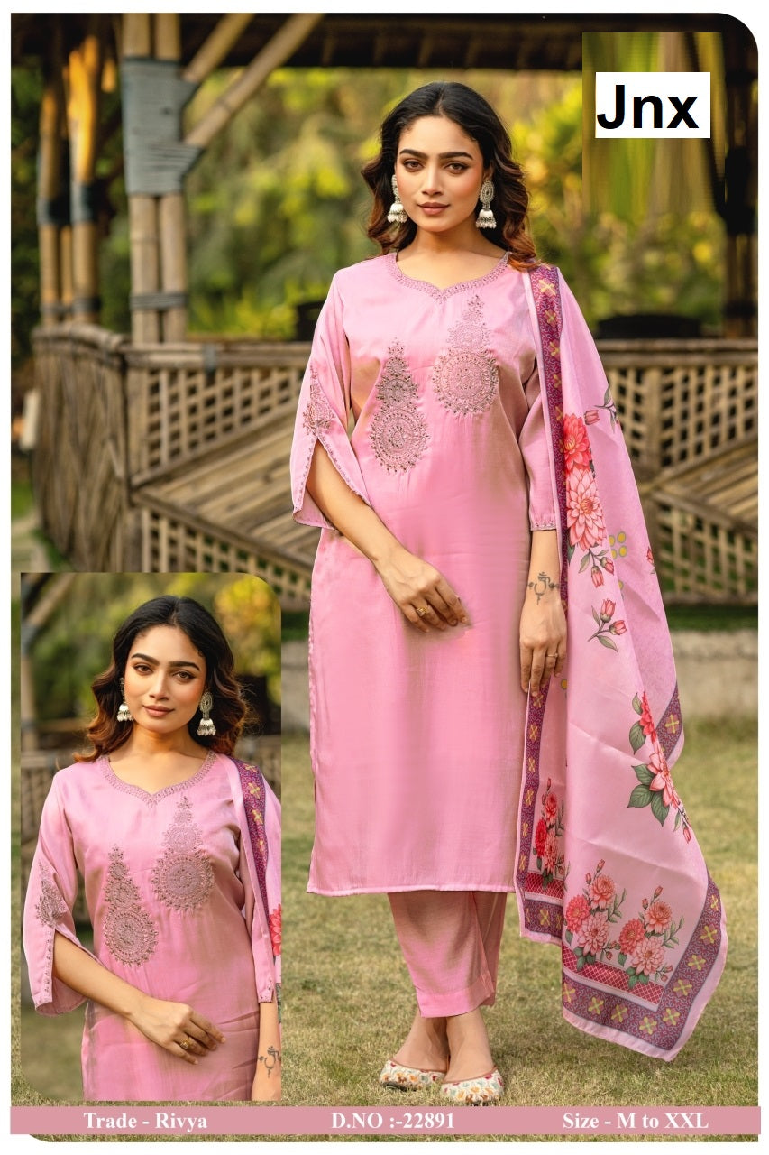 Rivya Jnx Readymade Pant Style Suits Wholesale Price