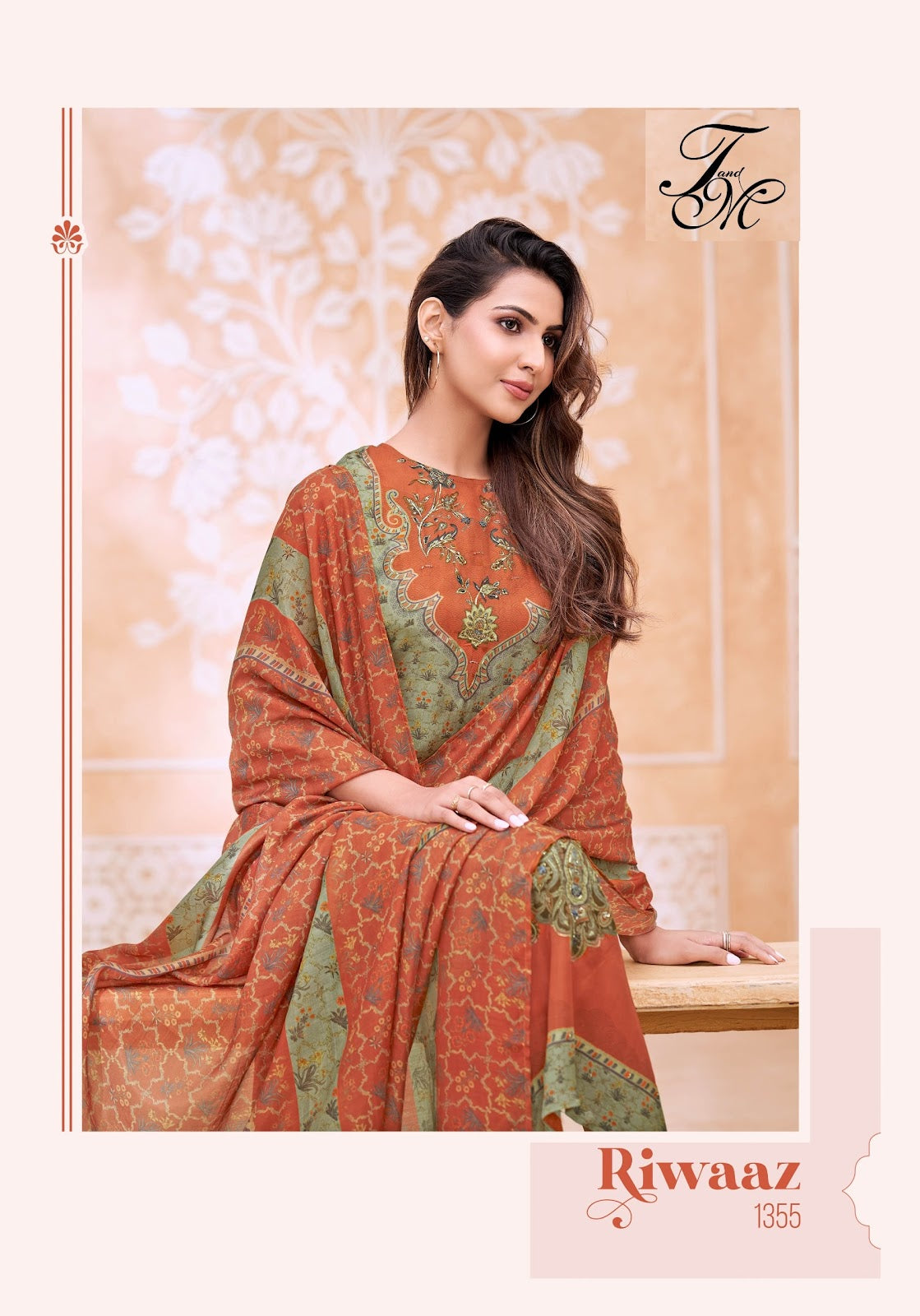 Riwaaz Tm Silk Pant Style Suits Wholesale Rate