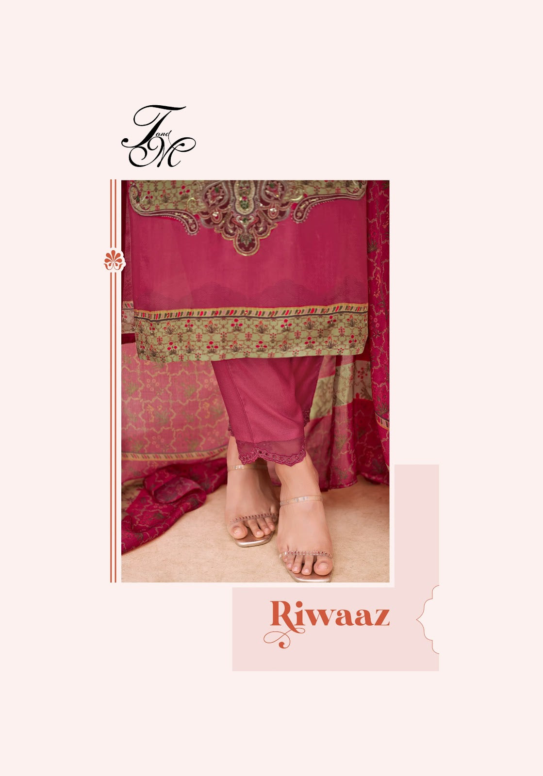 Riwaaz Tm Silk Pant Style Suits Wholesale Rate