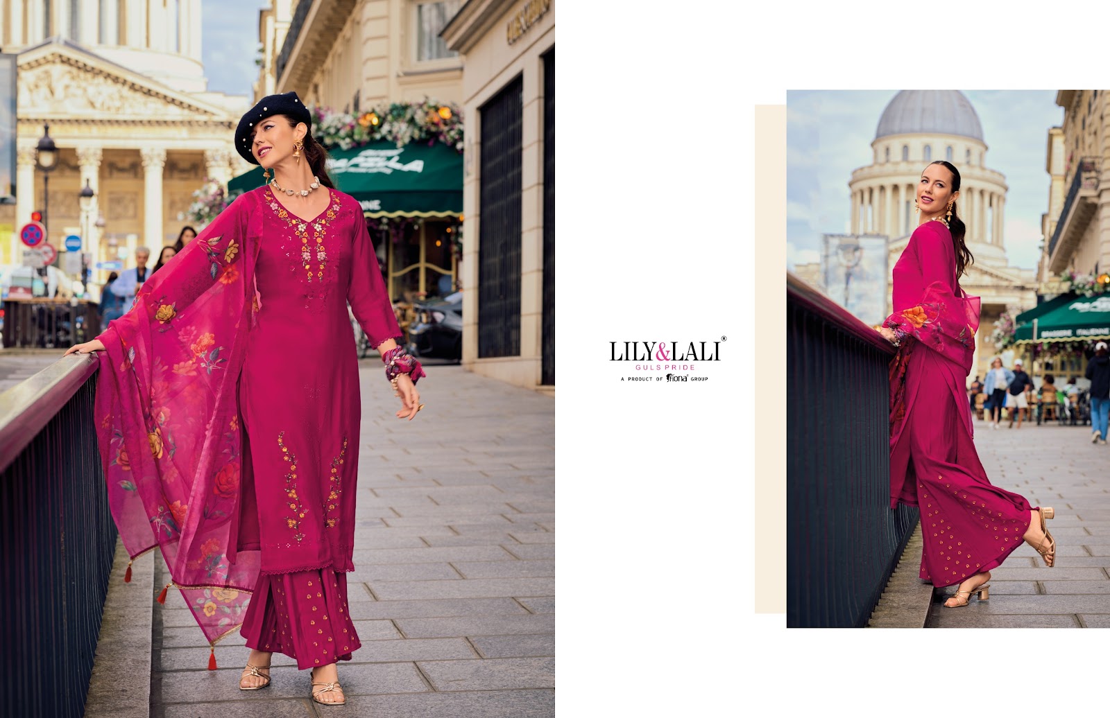 Riwaaz Vol 6 Lily Lali Milan Silk Readymade Plazzo Style Suits Wholesale Price
