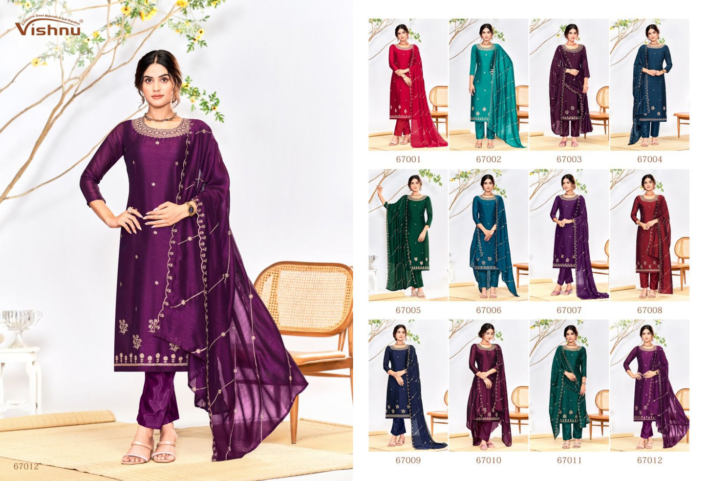 Riwayat Vishnu Impex Vichitra Pant Style Suits Manufacturer