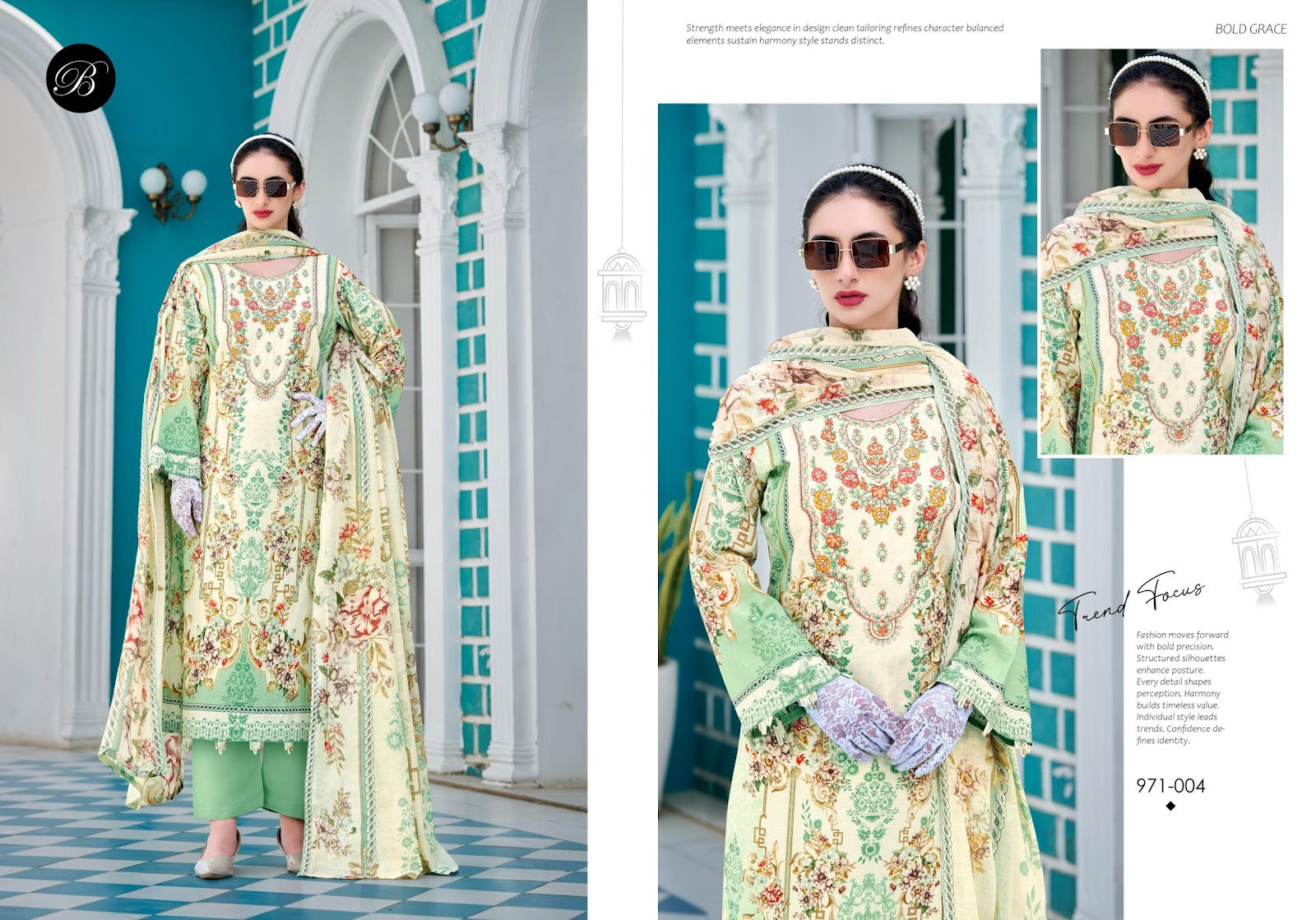 Riwayat Vol 17 Belliza Designer Studio Viscose Reyon Karachi Salwar Suits Supplier