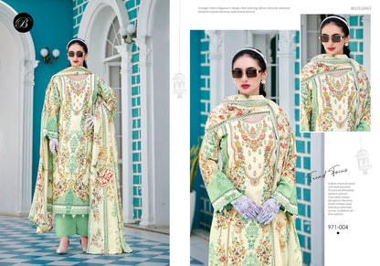 Riwayat Vol 17 Belliza Designer Studio Viscose Reyon Karachi Salwar Suits Supplier