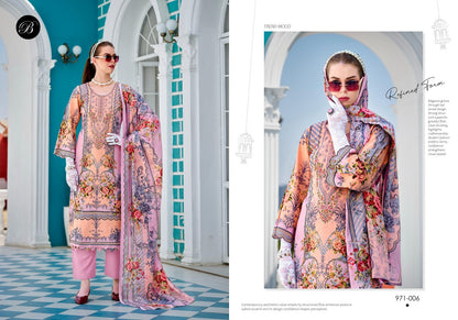 Riwayat Vol 17 Belliza Designer Studio Viscose Reyon Karachi Salwar Suits Supplier