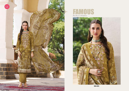 Riwayat Vol 18 Belliza Designer Studio Viscose Reyon Karachi Salwar Suits Wholesale Rate
