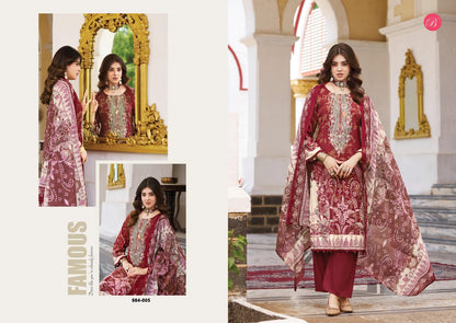 Riwayat Vol 18 Belliza Designer Studio Viscose Reyon Karachi Salwar Suits Wholesale Rate