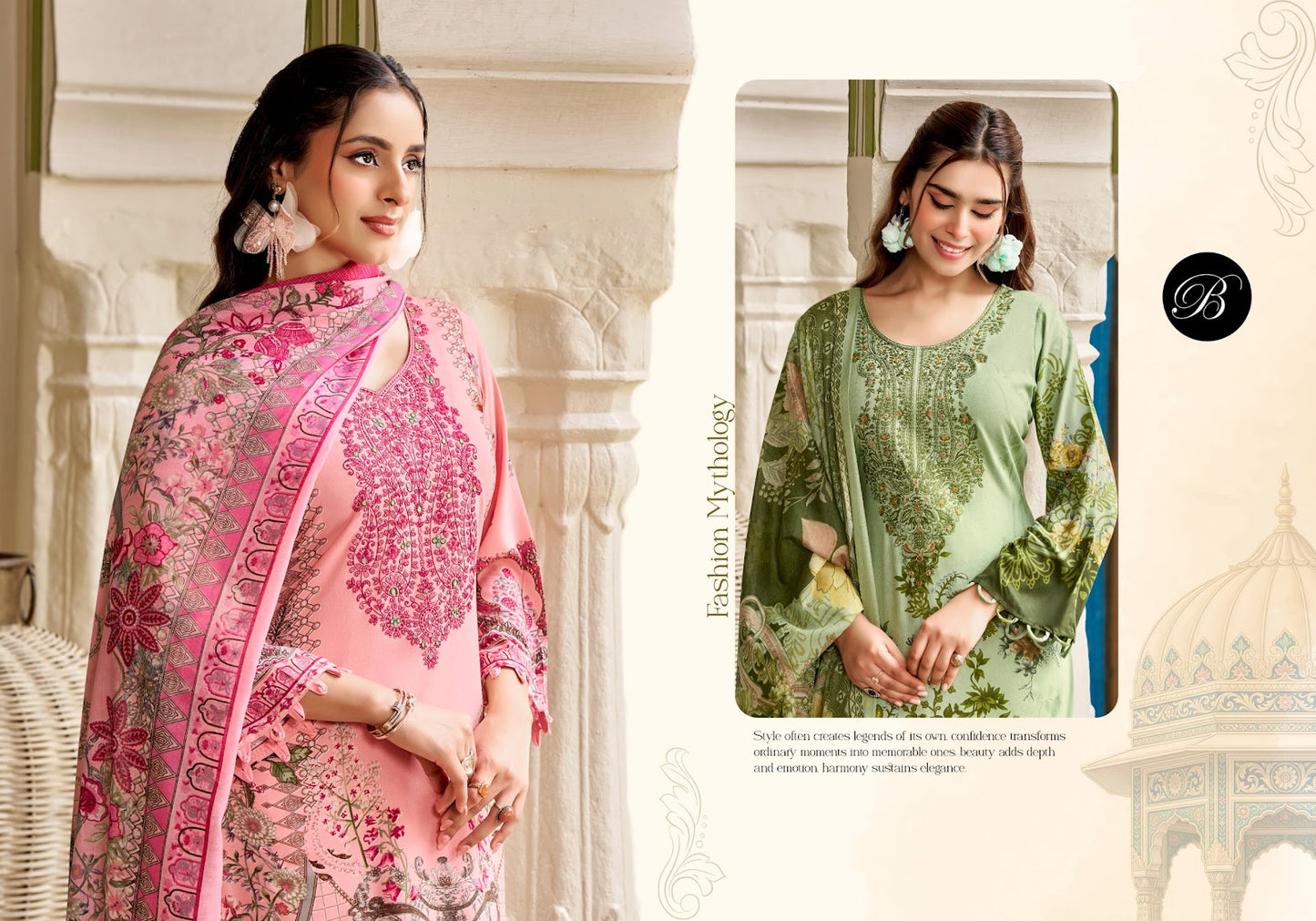 Riwayat Vol 19 Belliza Designer Studio Viscose Rayon Karachi Salwar Suits Manufacturer Ahmedabad
