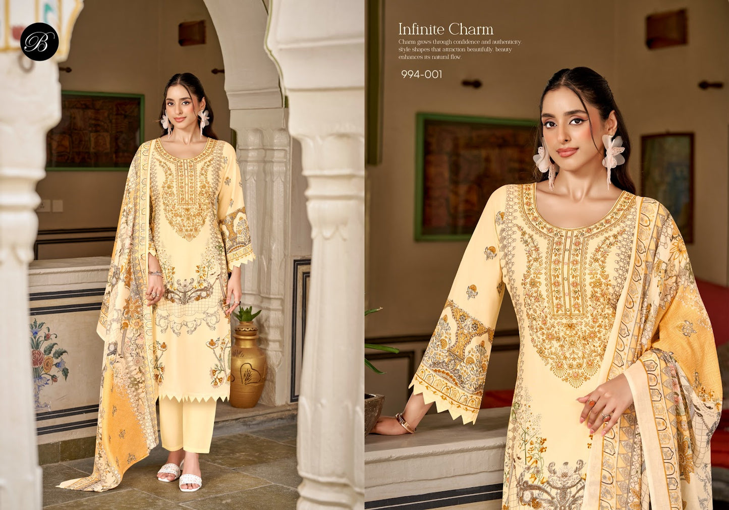 Riwayat Vol 19 Belliza Designer Studio Viscose Rayon Karachi Salwar Suits Manufacturer Ahmedabad
