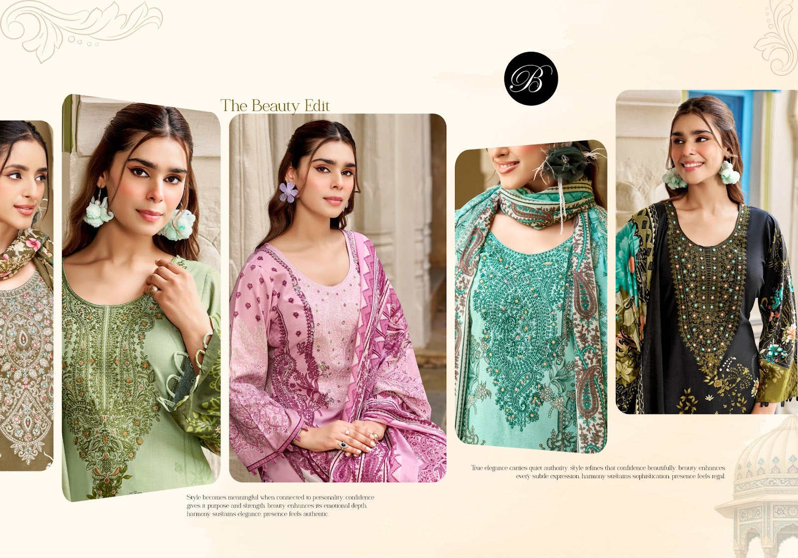 Riwayat Vol 19 Belliza Designer Studio Viscose Rayon Karachi Salwar Suits Manufacturer Ahmedabad