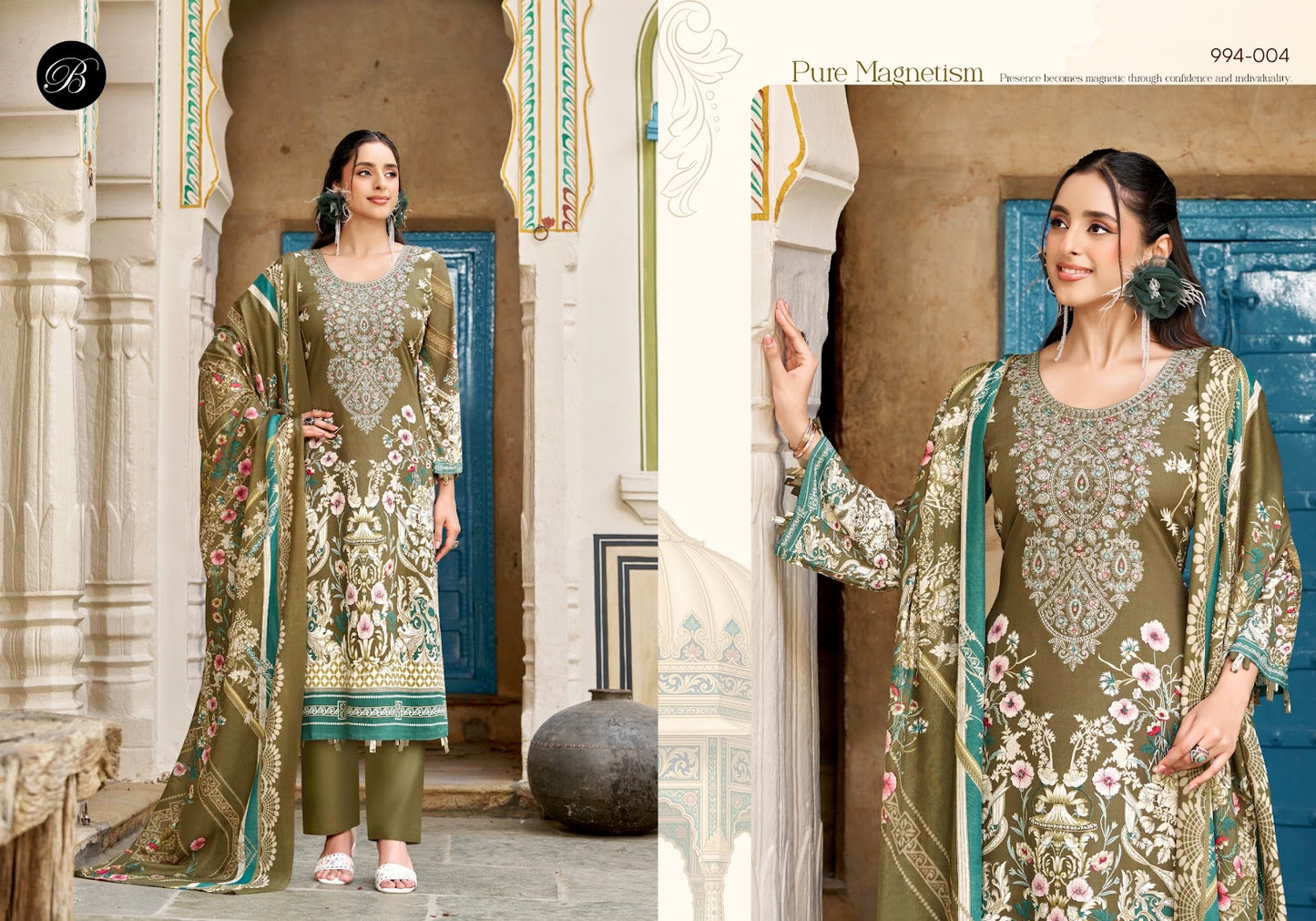 Riwayat Vol 19 Belliza Designer Studio Viscose Rayon Karachi Salwar Suits Manufacturer Ahmedabad