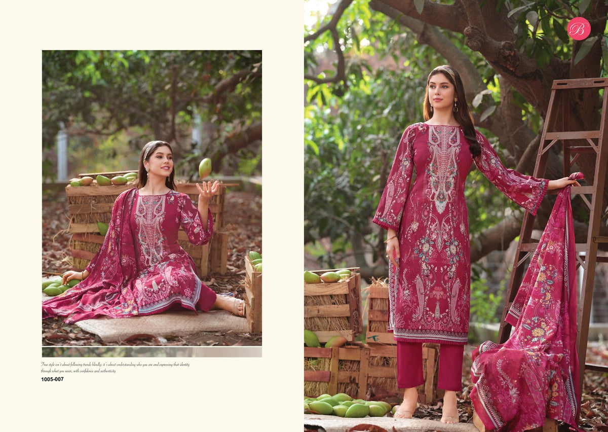 Riwayat Vol 20 Belliza Designer Studio Viscose Rayon Karachi Salwar Suits Wholesale Rate