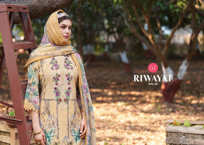 Riwayat Vol 20 Belliza Designer Studio Viscose Rayon Karachi Salwar Suits Wholesale Rate